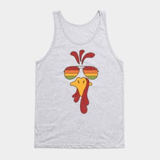 Turkey Face Sunglasses Tank Top